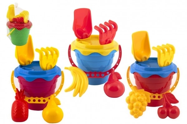 Set pour sable - seau avec accessoires