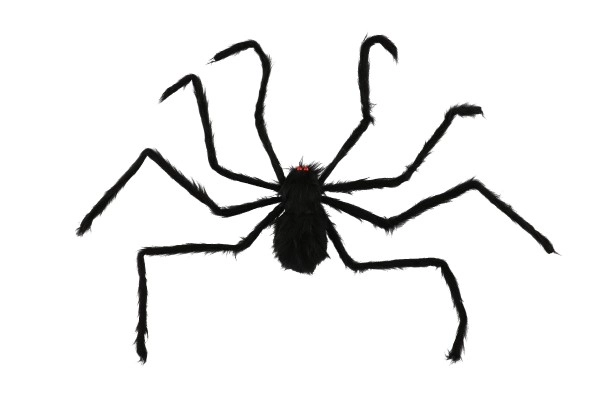Grand araignée en peluche d'Halloween 125 x 8 cm