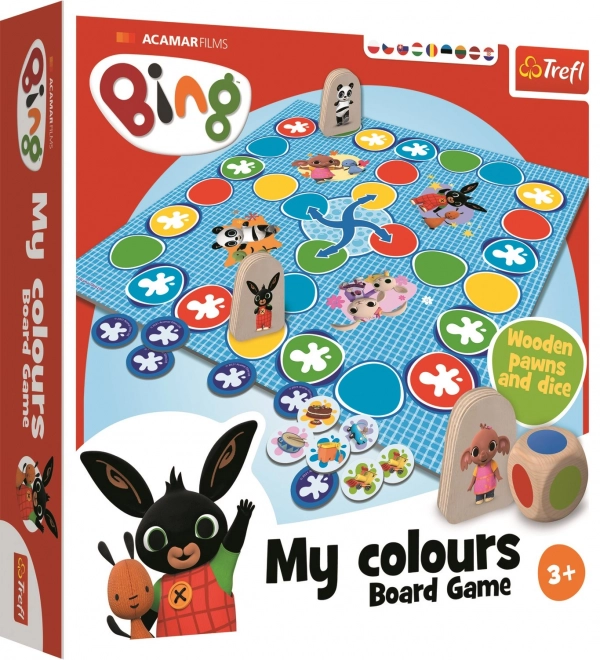 Jeu de société familial pour enfants My Colours Bing de Trefl