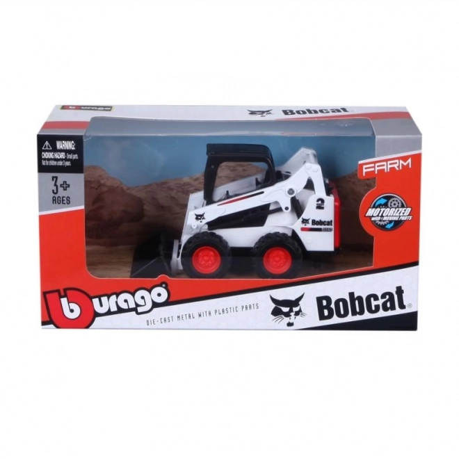 Modèle Bburago Bobcat S590 chargeur à direction à glissement