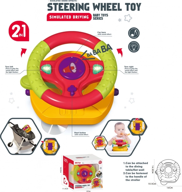 Volant Interactif 2en1 Chipolino