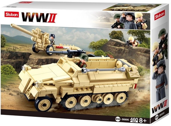 Sluban WWII M38-B0695 Semi-chenillé allemand - Half Track