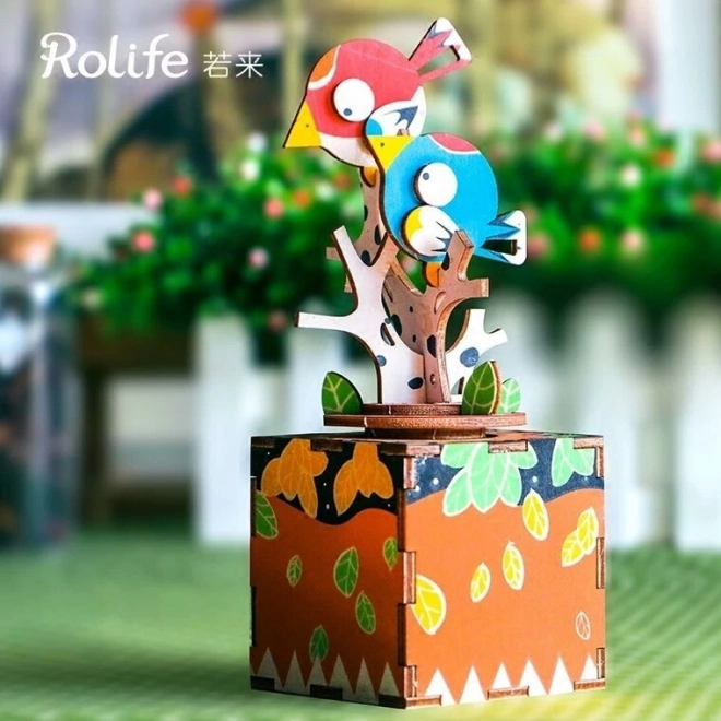RoboTime Puzzle 3D boîte à musique Oiseaux chantants