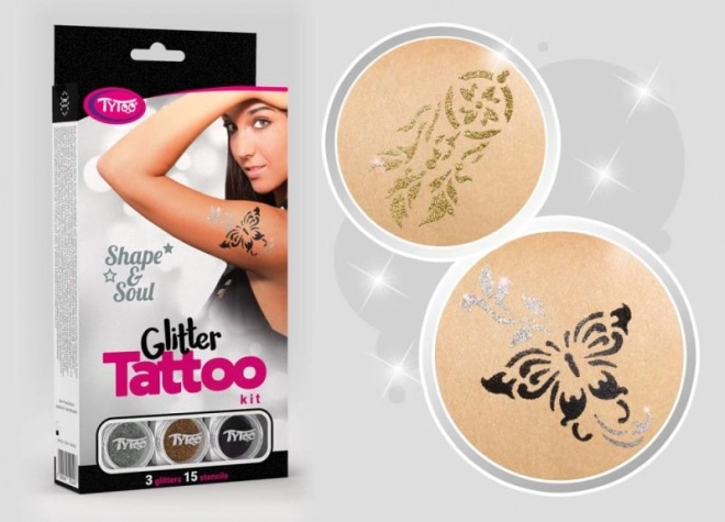 Ensemble de tatouages pailletés TyToo Shape&Soul