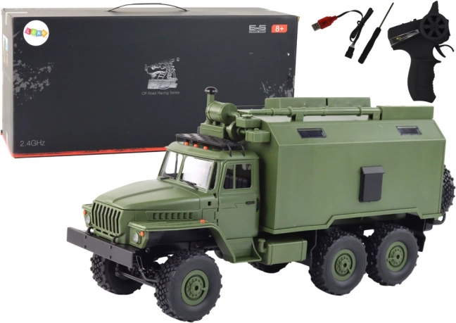 camion RC militaire WPL B-36 1:16 4WD avec LED