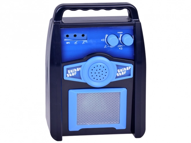 Guitare électrique avec microphone et amplificateur pour enfants Karaoke