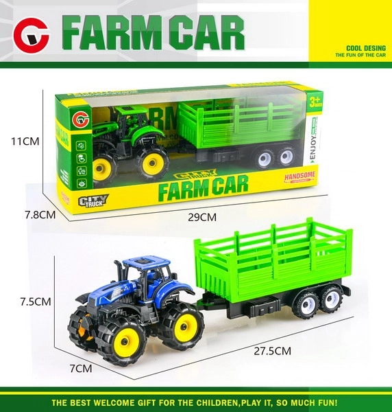 Tracteur avec remorque 27,5 cm