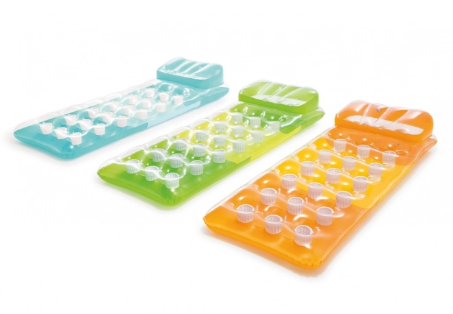 Matelas gonflable coloré pour piscine