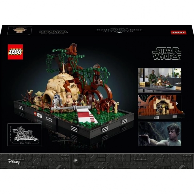 Entraînement Jedi sur la planète Dagobah – Diorama LEGO Star Wars