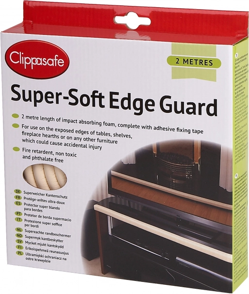 Bande de protection souple pour arêtes 2 m, crème