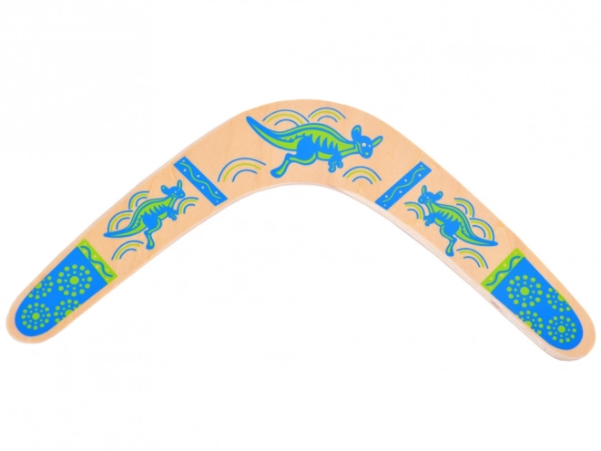 Boomerang en bois pour un amusement joyeux