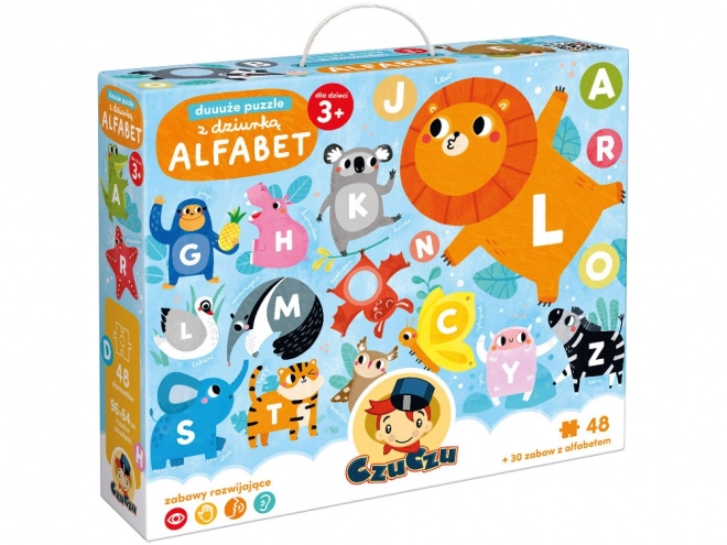 CzuCzu grands puzzles avec trou Alphabet