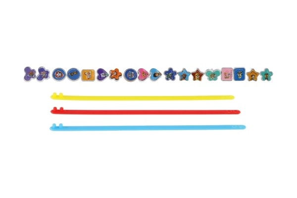 Fabrique ton bracelet Pat' Patrouille en métal/plastique dans une boîte 15x21x2,5cm