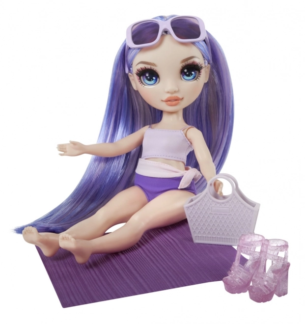 Poupée de Mode Rainbow High en maillot de bain - Violet Willow