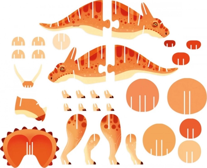 Puzzle 3D Triceratops de Janod