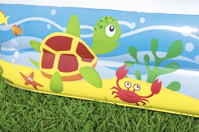 Piscine gonflable pour enfants avec abri