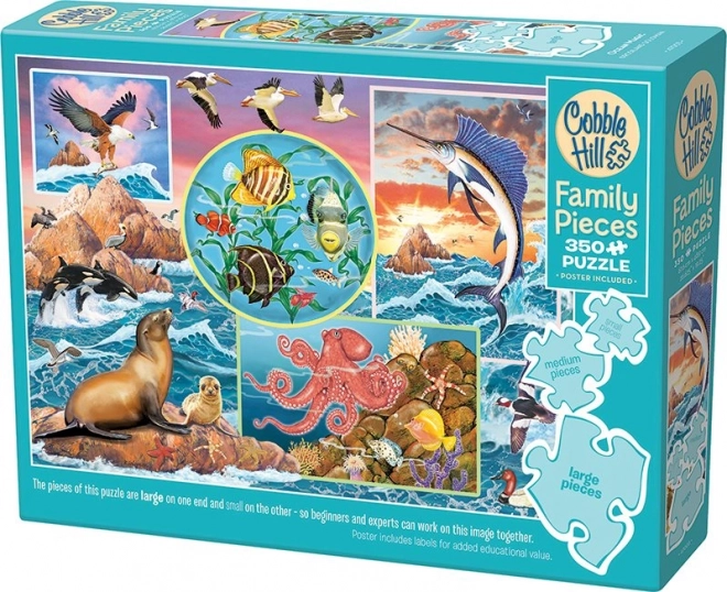 COBBLE HILL Puzzle familial Magie de l'océan 350 pièces