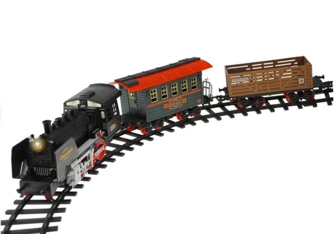 Grands wagons électriques Lumières Jeu 650 cm