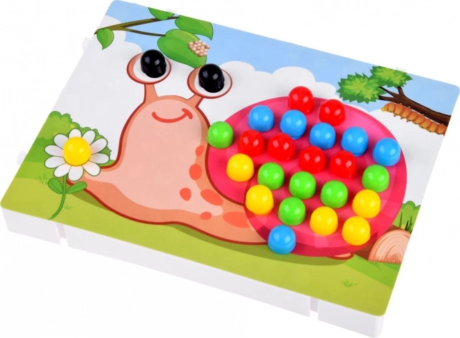 Puzzle éducatif mosaïque colorée pour enfants