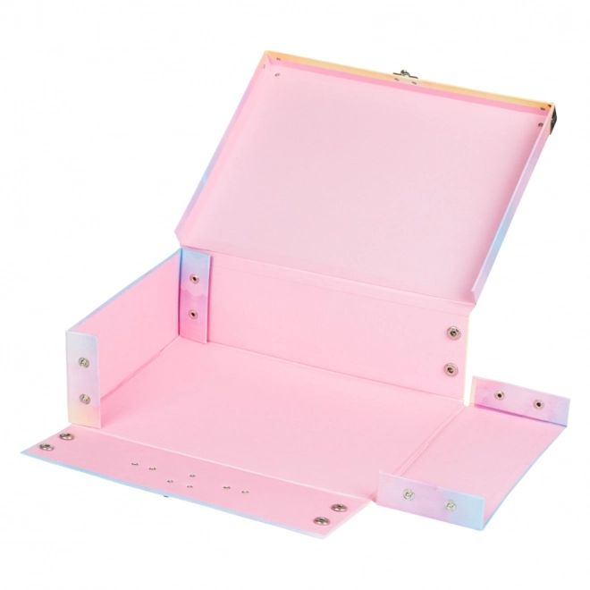 BAAGL Valisette scolaire pliable Rainbow Unicorn avec ferrures
