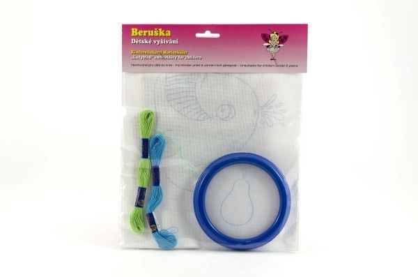 Kit de broderie pour enfants dans un cadre