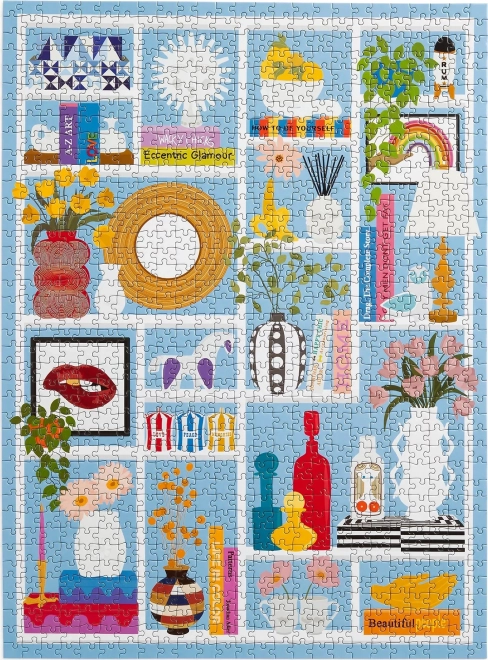 GALISON Puzzle Jonathan Adler - Shelfie 1000 pièces