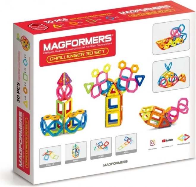 Cubes magnétiques Challenger 30 pièces