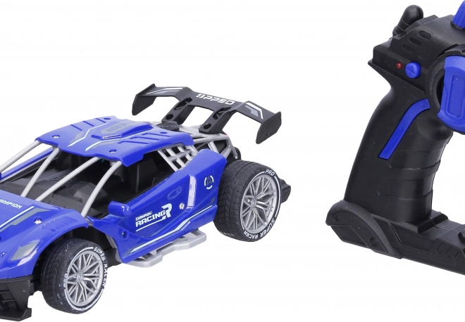 Voiture RC de course avec effet de fumée
