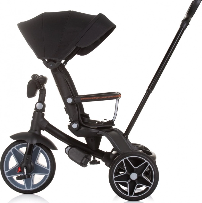 Chipolino tricycle avec toit et boîte musicale Derby 2v1 Obsidian