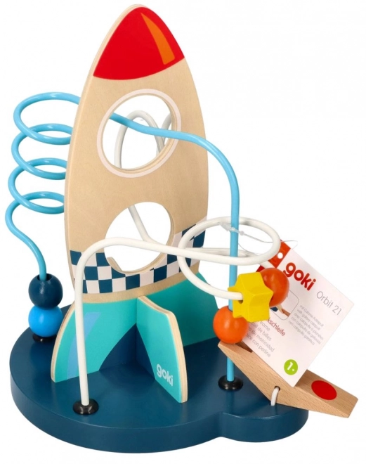Lelin Toys labyrinthe de perles forestier