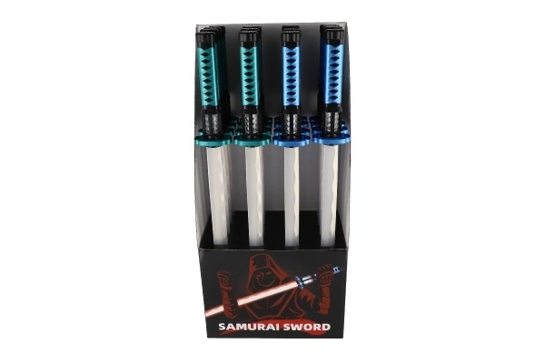 Épée Samurai en plastique lumineuse 73 cm