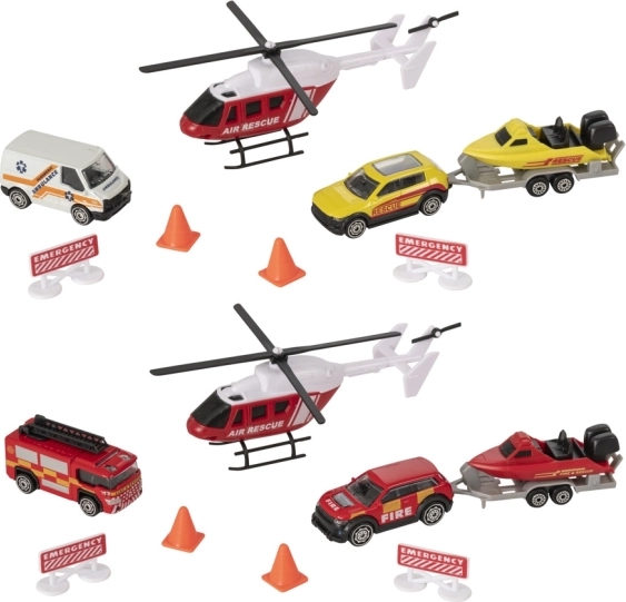 Teamsterz équipe de sauvetage air & sea – set de véhicules de secours