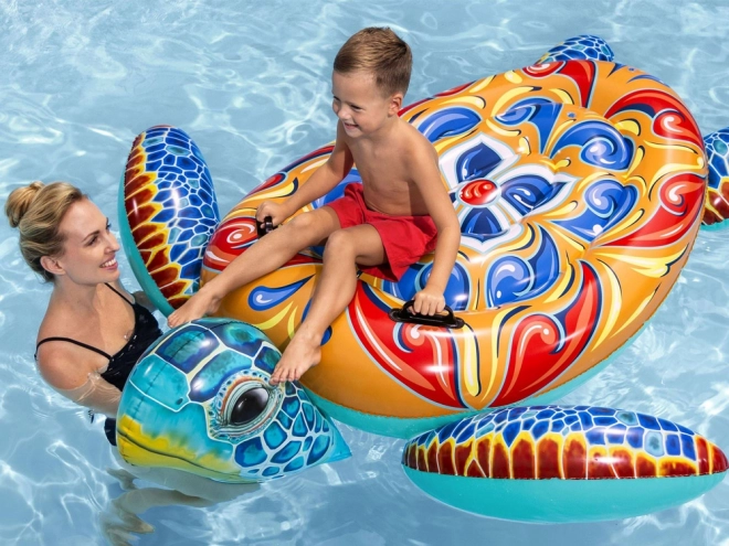 Matelas gonflable Bestway avec poignées Tortue Majolique