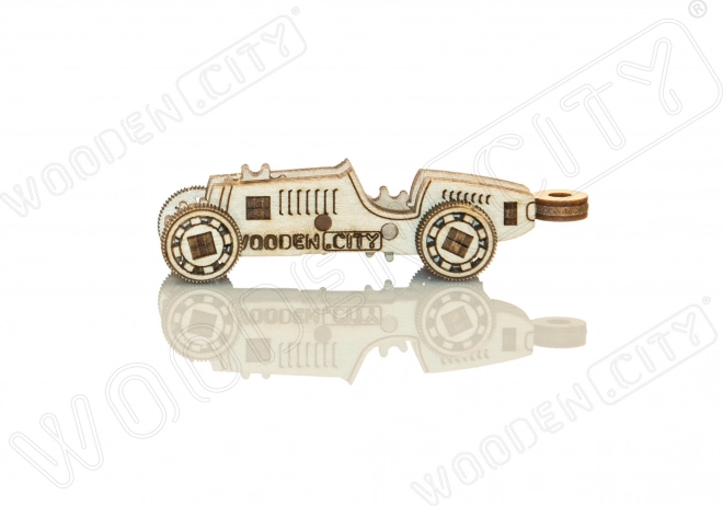 Puzzle 3D en bois mini set voiture de sport