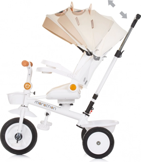 Tricycle avec toit 2en1 Kitten Marathon