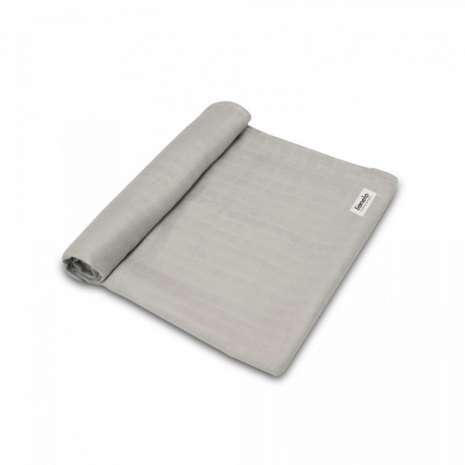 Couverture emmaillotée pour enfants en bambou Gris Pierre