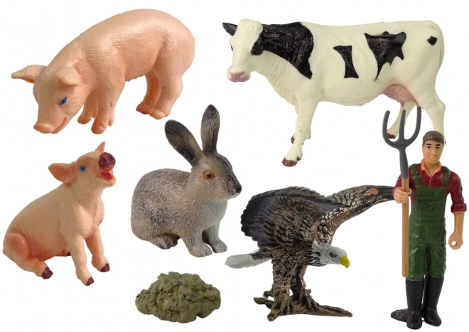 grande collection de figurines d'animaux de la ferme