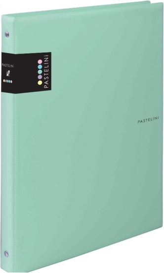 Carnet Karis A5 en PVC vert pastel