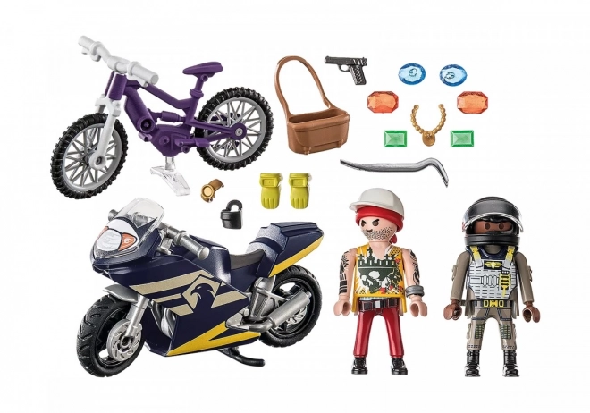 Figurines d'Action City 71255 Starter Pack Unité Spéciale avec Voleur de Bijoux