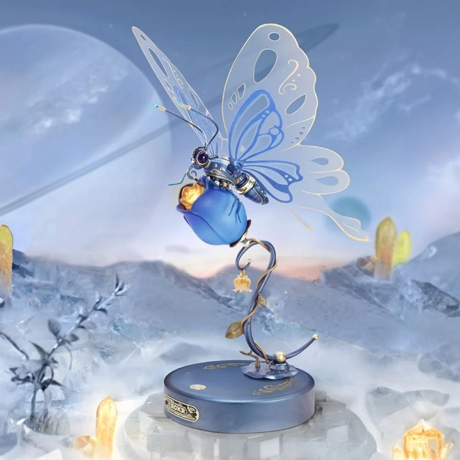 RoboTime 3D Puzzle mécanique Papillon Bleu
