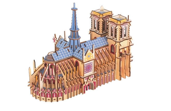 Woodcraft Puzzle 3D en bois Cathédrale Notre-Dame