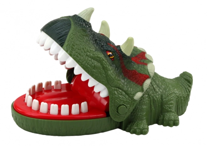 Jeu de compétence dinosaure mordant Triceratops