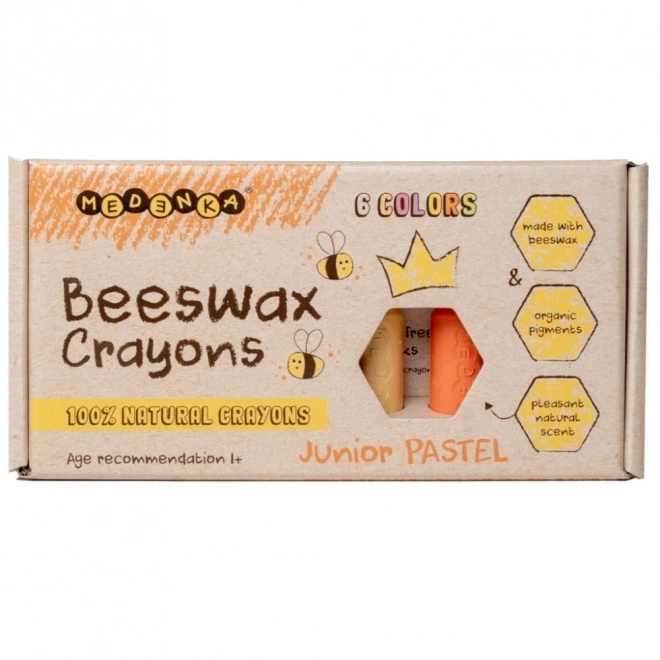 Crayons de cire naturels Junior Pastelka 6 pcs