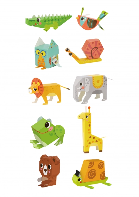 Woopie art&fun kit créatif origami 3D animaux