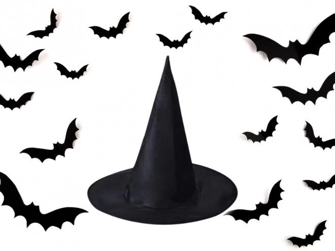 Chapeau de sorcière noir pour Halloween