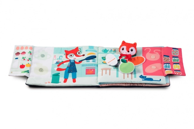 Lilliputiens - livre textile éducatif - Bonne nuit renard Alice