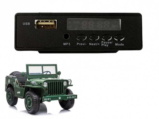 Panneau musical pour véhicule à batterie JH101
