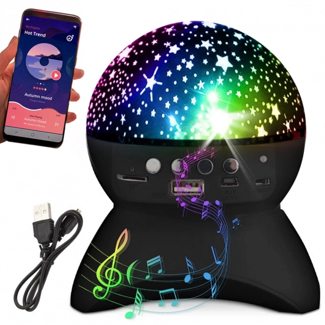 Projecteur de ciel étoilé avec LED et haut-parleur Bluetooth