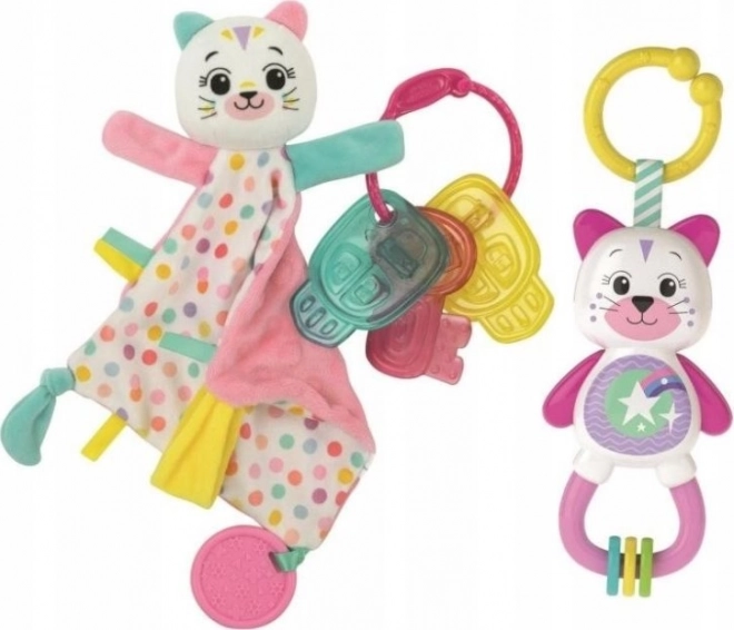 CLEMENTONI BABY Coffret cadeau pour bébés – chaton