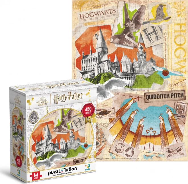 Puzzle Harry Potter : L'école des sorcelleries de Poudlard 450 pièces